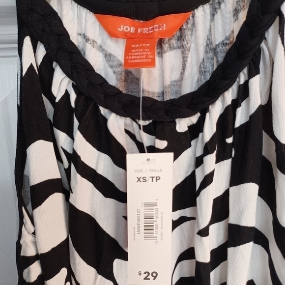 Joe Fresh Maxi Animal Print Dress - Picture 3 of 7
